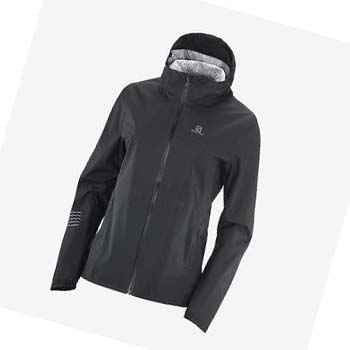 Chaquetas Salomon BONATTI WATERPROOF Mujer Negros Azules | MX 2478FDN